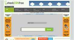 Desktop Screenshot of checkesnfree.com