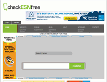 Tablet Screenshot of checkesnfree.com